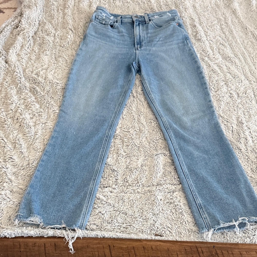 PAIGE Light Blue Flared Jeans